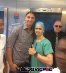 PSG : Ibrahimovic a passé sa visite médicale (Photo)