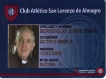 Le pape fan et socio de San Lorenzo