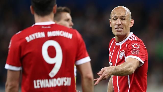 Bayern Munich : Robben dédramatise sa prise de tête avec Lewandowski