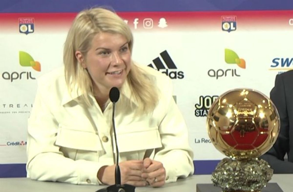 OL - Lyon : Ada Hegerberg, attaquant suédoise de l' Olympique Lyonnais